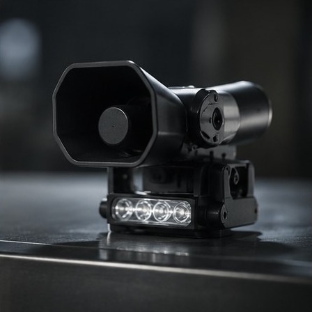 Strobe, searchlight and speaker module